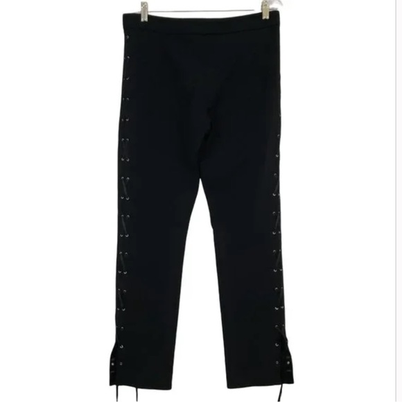 Wolford biker trousers, lace up sides, size 34 - Picture 6 of 10